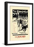 The New Bohemian, a Modern Monthly, for January-null-Framed Art Print