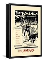 The New Bohemian, a Modern Monthly, for January-null-Framed Stretched Canvas