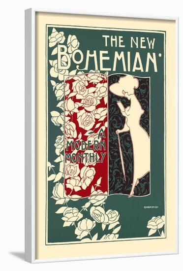 The New Bohemian, a Modern Monthly-null-Framed Art Print