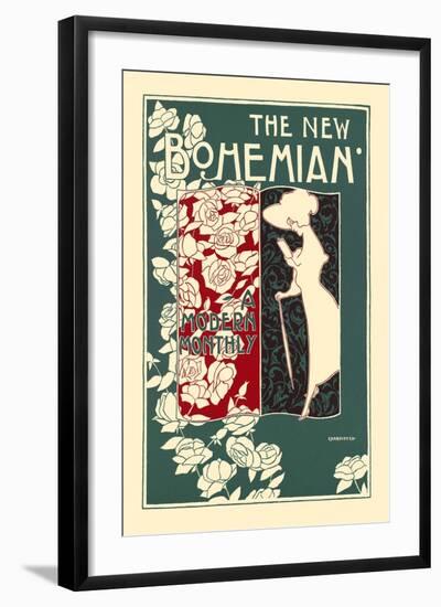 The New Bohemian, a Modern Monthly-null-Framed Art Print