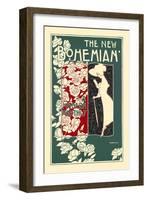 The New Bohemian, a Modern Monthly-null-Framed Art Print