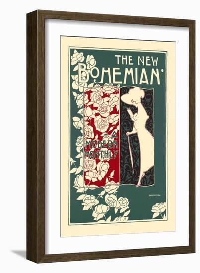 The New Bohemian, a Modern Monthly-null-Framed Art Print