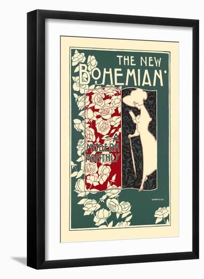 The New Bohemian, a Modern Monthly-null-Framed Art Print