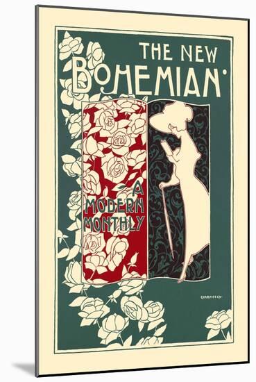 The New Bohemian, a Modern Monthly-null-Mounted Art Print
