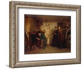 The New Bonnet, 1876-Eastman Johnson-Framed Giclee Print