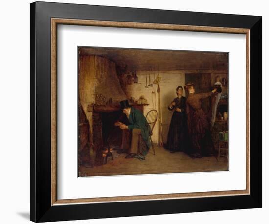 The New Bonnet, 1876-Eastman Johnson-Framed Giclee Print