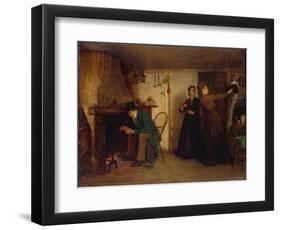 The New Bonnet, 1876-Eastman Johnson-Framed Giclee Print