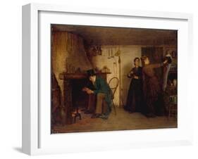 The New Bonnet, 1876-Eastman Johnson-Framed Giclee Print