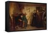 The New Bonnet-Eastman Johnson-Framed Stretched Canvas