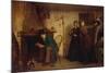 The New Bonnet-Eastman Johnson-Mounted Art Print