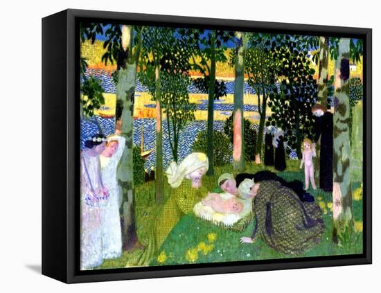 The New Born, 1900-Maurice Denis-Framed Stretched Canvas