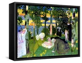 The New Born, 1900-Maurice Denis-Framed Stretched Canvas