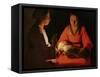 The New Born Child, Late 1640-Georges de La Tour-Framed Stretched Canvas