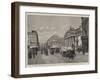 The New Boulevard Anspach and Palais De La Bourse, Brussels-null-Framed Giclee Print