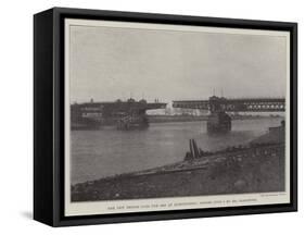 The New Bridge over the Dee at Queensferry, Opened 2 June by Mr Gladstone-null-Framed Stretched Canvas