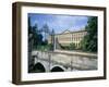 The New Building from the Cherwell Bridge, Magdalen College, Oxford, Oxfordshire, England-David Hunter-Framed Photographic Print