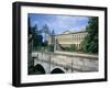 The New Building from the Cherwell Bridge, Magdalen College, Oxford, Oxfordshire, England-David Hunter-Framed Photographic Print