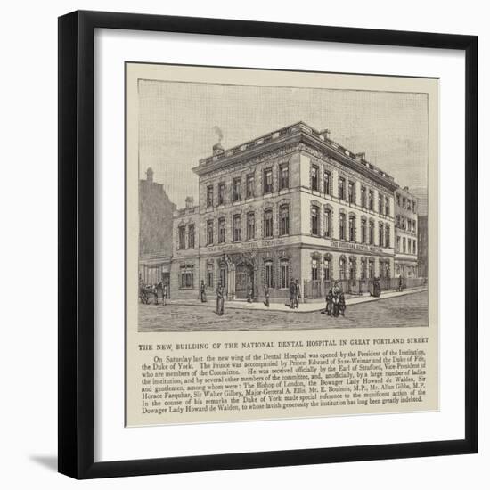 The New Building of the National Dental Hospital in Great Portland Street, London-null-Framed Giclee Print