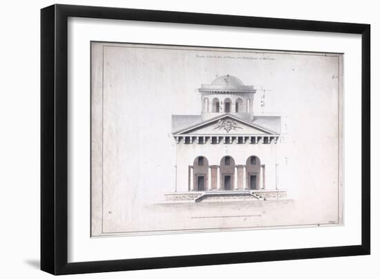 The New Buildings Menilmontant Tollgate-Nicolas Ledoux-Framed Giclee Print
