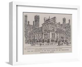 The New Buildings of the Royal School of Art Needlework-Henry William Brewer-Framed Giclee Print