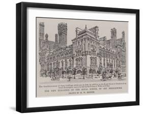 The New Buildings of the Royal School of Art Needlework-Henry William Brewer-Framed Giclee Print