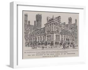 The New Buildings of the Royal School of Art Needlework-Henry William Brewer-Framed Giclee Print