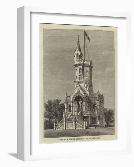 The New Burns Memorial at Kilmarnock-null-Framed Premium Giclee Print