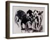 The New Calves-Brenda Brin Booker-Framed Giclee Print