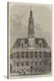 The New Campanile of the Hotel De Ville, at Paris-Frank Watkins-Stretched Canvas