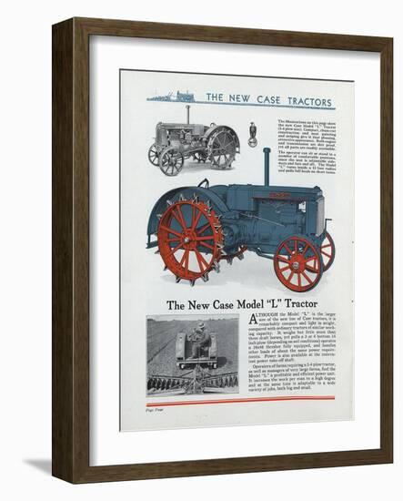 The New Case Model 'L' Tractor-null-Framed Giclee Print