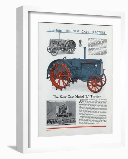 The New Case Model 'L' Tractor-null-Framed Giclee Print