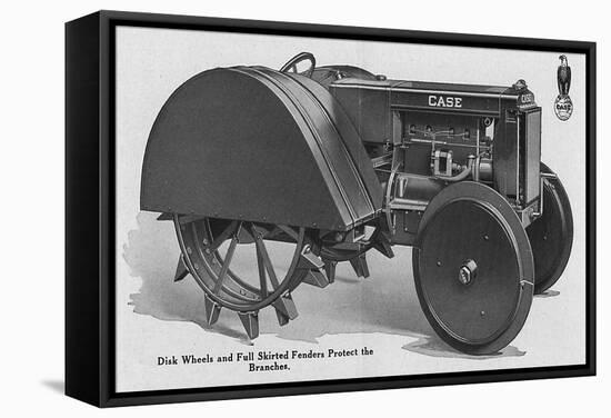 The New Case Orchard Model 'Co' Tractor-null-Framed Stretched Canvas