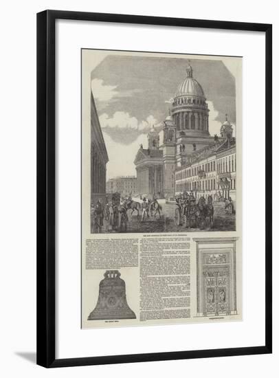 The New Cathedral of St Isaac in St Petersburg-null-Framed Giclee Print