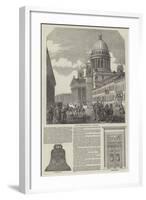 The New Cathedral of St Isaac in St Petersburg-null-Framed Giclee Print