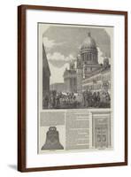 The New Cathedral of St Isaac in St Petersburg-null-Framed Giclee Print