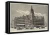 The New Central Station Hotel, Glasgow-Frank Watkins-Framed Stretched Canvas