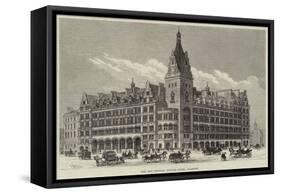 The New Central Station Hotel, Glasgow-Frank Watkins-Framed Stretched Canvas