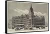 The New Central Station Hotel, Glasgow-Frank Watkins-Framed Stretched Canvas