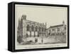 The New Chapel and Queen's Schools at Eton-null-Framed Stretched Canvas