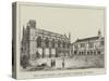 The New Chapel and Queen's Schools at Eton-null-Stretched Canvas