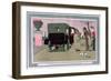 The New Chauffeur, French Motoring Cartoon, 1913-Jean Villemot-Framed Giclee Print