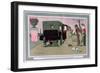 The New Chauffeur, French Motoring Cartoon, 1913-Jean Villemot-Framed Giclee Print