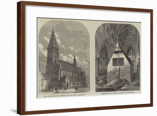 The New Church of St Michael and All Angels-null-Framed Giclee Print