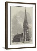 The New Church of St Nicholas at Hamburg-null-Framed Giclee Print