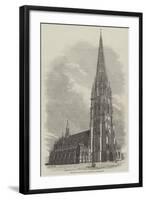 The New Church of St Nicholas at Hamburg-null-Framed Giclee Print