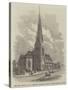 The New Church of St Stephen, Carlisle, Built by Miss Burdett Coutts-null-Stretched Canvas