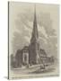 The New Church of St Stephen, Carlisle, Built by Miss Burdett Coutts-null-Stretched Canvas