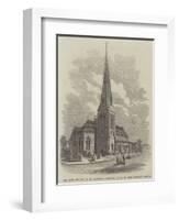 The New Church of St Stephen, Carlisle, Built by Miss Burdett Coutts-null-Framed Giclee Print