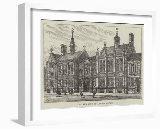 The New City of London Court-Frank Watkins-Framed Giclee Print