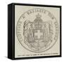 The New Coat of Arms of the Kingdom of Greece-null-Framed Stretched Canvas